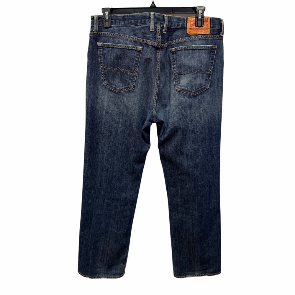 Lucky Brand 181 Men’s Straight Leg Jeans Dark Wash Stretch USA Made 38X33